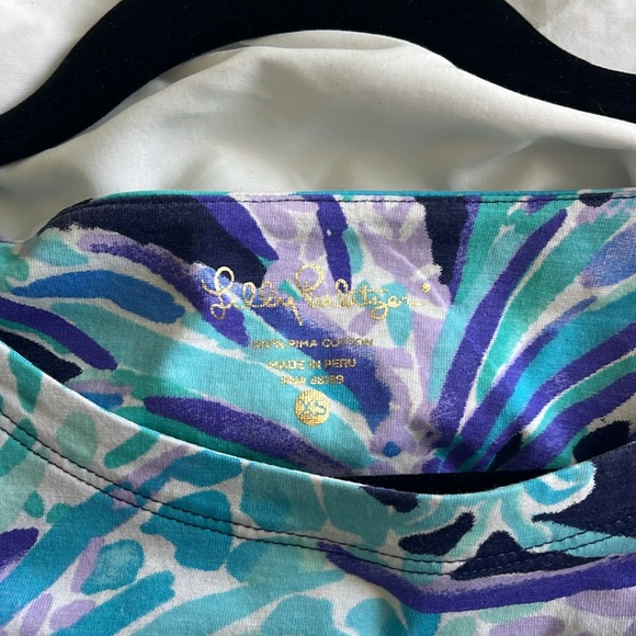 Lilly pulitzer pineapple dress 💜💙🩵 - Picture 4 of 5